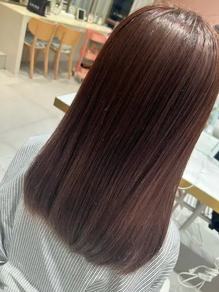 カラー パーマ 顔周り/透明感カラー /韓国ヘア/TAKUのヘアスタイル