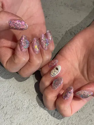 セミロング m kaori𓃟のネイルデザイン