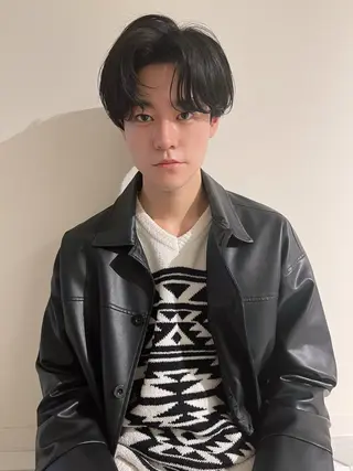 ショート パーマ メンズ 今井 由佳のヘアスタイル