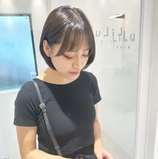 ショート カラー お洒落パーマ/ 艶カラー/michiのヘアスタイル