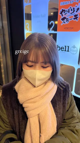 ミディアム カラー CYAN 京都駅前店（シアン）所属・🩷  ayaka 🩷のヘアスタイル