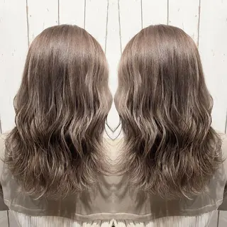 セミロング カラー パーマ ヘアアレンジ RecheRche【池袋】所属・👑指名率No.1 👑坂口飛翔のヘアスタイル