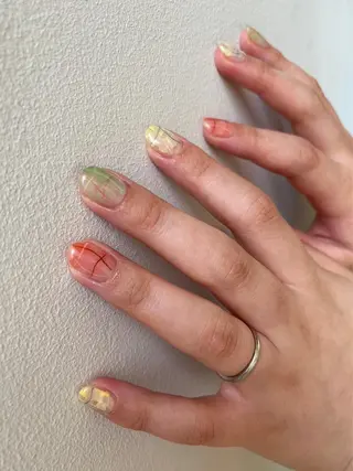 ネイル 草加ニュアンスネイル 🌚hersのネイルデザイン