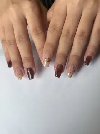 ネイル sunny nail所属・sunny ニュアンス/手描き/のネイルデザイン