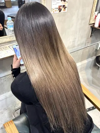 ロング プルエクステ/ カラー🎀🎀ミレイのヘアスタイル