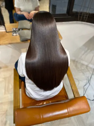 ロング 髪質改善/縮毛矯正 アンナ🍊のヘアスタイル