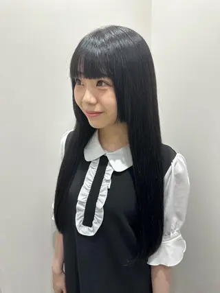 ロング カラー 🍓韓国ヘア レイヤ ーカット🍓笠原 葵のヘアスタイル