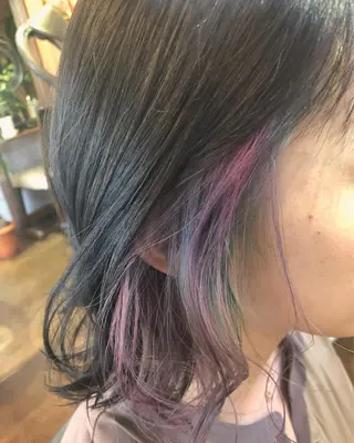 ミディアム カラー 原宿サロン代表 デザインカラー伊藤卓のヘアスタイル