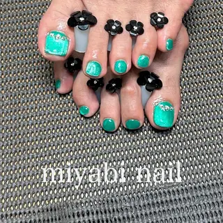ネイル miyabi nail 桂川駅近くのネイルデザイン