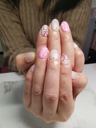 カラー ネイル リラネイル Aikenのネイルデザイン