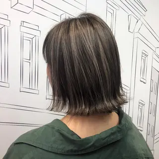 ミディアム カラー レイヤー,ボブ / 彩未のヘアスタイル