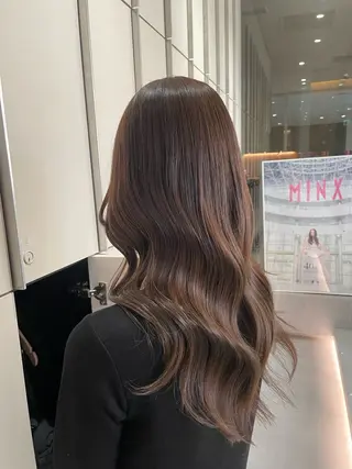 ロング 田中 希のヘアスタイル