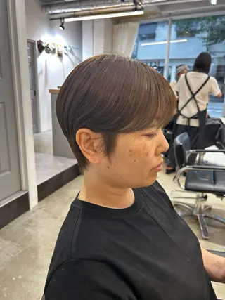 ショート BATON所属・なかじま しほののヘアスタイル