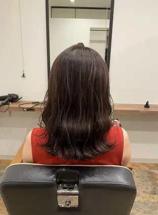 ミディアム CHESS所属・星 優南のヘアスタイル