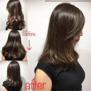 ロング OKAWA TAKAHIROのヘアスタイル