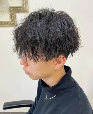 パーマ メンズ 年間2000名担当◎ パーマ職人/仲原佑樹のヘアスタイル