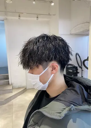 パーマ メンズ 新宿【メンズパーマ】 塩澤太一のヘアスタイル