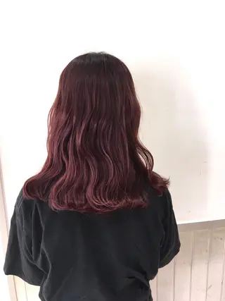 ロング 小顔似合わせ 前田ヒロコのヘアスタイル