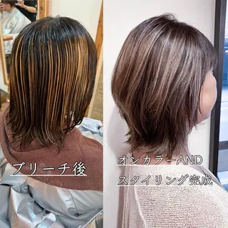 ミディアム カラー 岡崎勇人/レイヤー/ 韓国/ケラチンTRのヘアスタイル