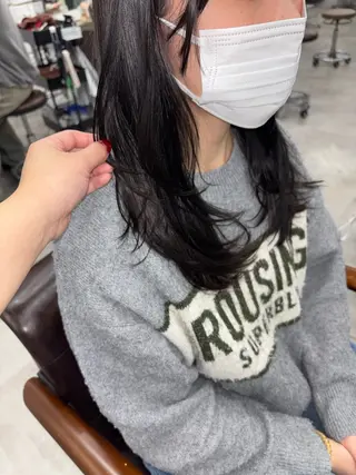 セミロング I see所属・I see/天王寺/ 髪質改善/本田 唯のヘアスタイル