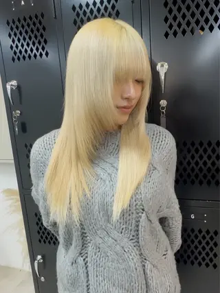 ロング 柏井 陽菜のヘアスタイル