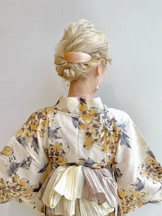 ヘアアレンジ 似合わせ艶髪カラー ❤️ハダユミのヘアスタイル