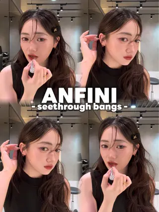 ロング 髪質改善 ANFINI所属・ボブ・レイヤー 田中 励也のヘアスタイル