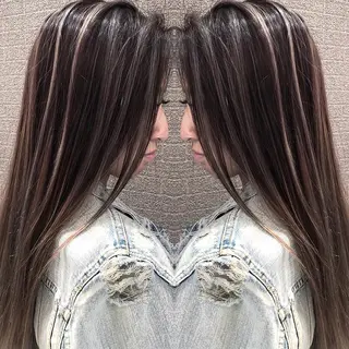 ロング カラー アンドウ ユウ/ レイヤーカット/韓国のヘアスタイル