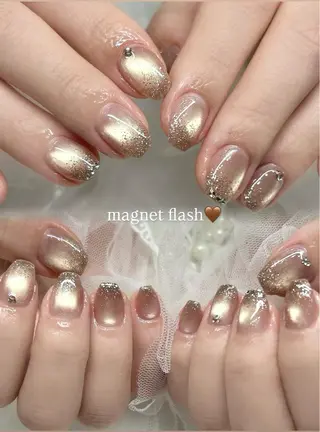 ネイル 🎀チーク/ちゅるん 🫧chisa🎀のネイルデザイン