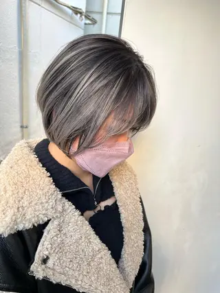 ショート カラー パーマ ヘアアレンジ メンズ キッズ ネイル マツエク・マツパ アイブロウ nico TOKYO 渋谷所属・ブリーチ　ハイトーン 特化🌈フジタハルキのヘアスタイル