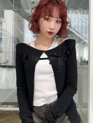 ショート カラー PARKiiiNG 大阪/心斎橋/新町のヘアスタイル