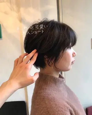 ショート 美髪❣️縮毛矯正/ 髪質改善✨/山本のヘアスタイル