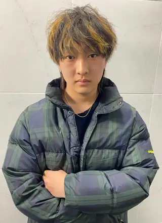 ショート カラー メンズ charme所属・💈メンズカット ✂︎伊藤大輝💈のヘアスタイル