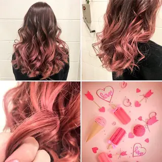 ロング カラー "PEPPU "所属・🌈推し色派手髪 ハイトーンShinのヘアスタイル