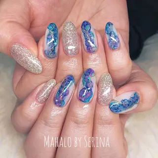 ミディアム カラー ネイル SUNNY BAE. SERINAのネイルデザイン