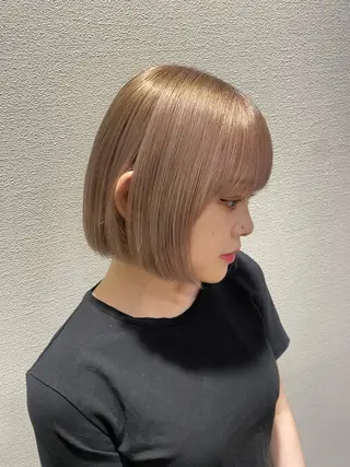 ショート カラー 透明感/ダブル カラー🧸こころのヘアスタイル