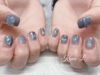 カラー ネイル 芦辺 香奈のネイルデザイン