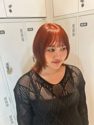 セミロング カラー ダブルカラー /透明感カラーRioのヘアスタイル