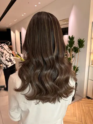 ロング カラー 銀座/髪質改善/韓国 カラー🍓原田侑依のヘアスタイル