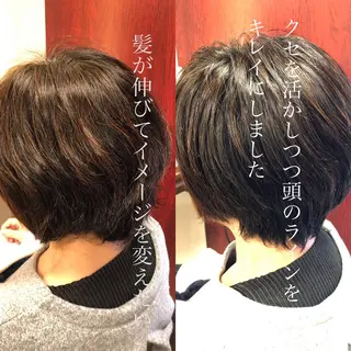 ショート SHAPE 早坂兼斗のヘアスタイル