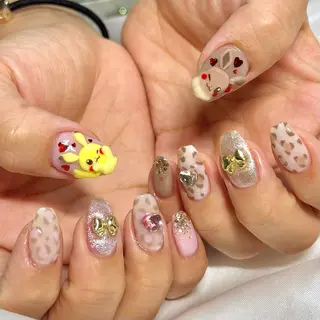 ネイル OKIKA所属・【OKIKA】 らん🦖🌈🧡のマツエク・マツパデザイン