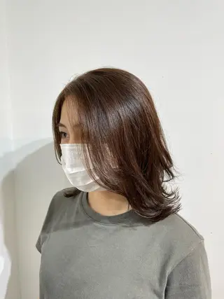 ミディアム 🐬脱白髪染めカラー 清水大世🐬のヘアスタイル