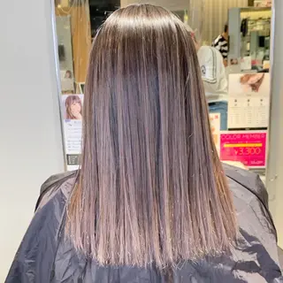 セミロング カラー パーマ ヘアアレンジ メンズ キッズ ネイル マツエク・マツパ LINDOTOKYO梅田所属・酸性ストレート 髪質改善大槻勇樹のヘアスタイル