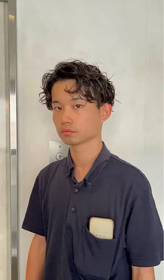 ショート パーマ メンズ daichi (UMM)のヘアスタイル