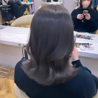 ミディアム カラー 🩷韓国ヘア/ヨシン モリ🩷Maikaのヘアスタイル