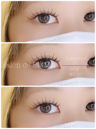 マツエク・マツパ salon de EMMA+江良のマツエク・マツパデザイン