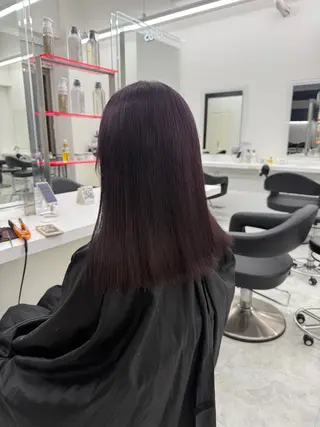 セミロング カラー ヘアアレンジ 🎀Girly艶髪カ ラー🎀Harukaのヘアスタイル