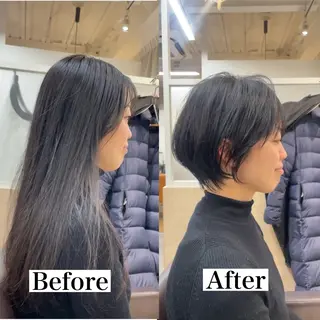 ショート カラー 表参道【髪質改善】 宮嶋勇太のヘアスタイル