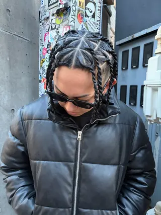 ミディアム ヘアアレンジ メンズ メンズ/特殊ヘア パーマ🕷️小夏貴也のヘアスタイル