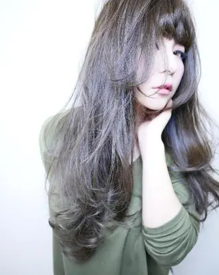 ロング カラー ヘアアレンジ hairdesign LARGO所属・似合わせ特化🎖️ JHSAA代表みうらのヘアスタイル